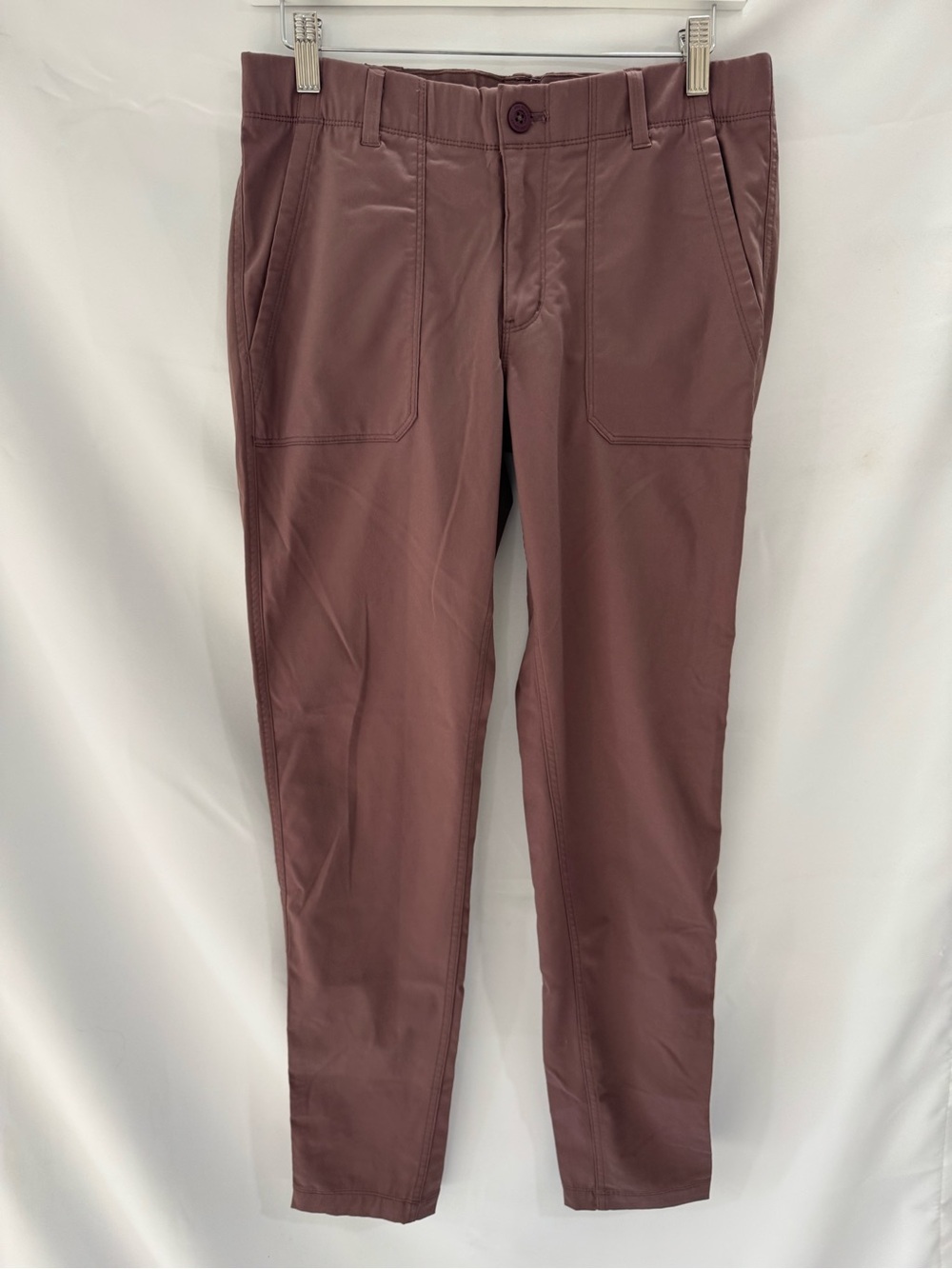 REI Women Slim Chino Pants in Dusty Mauve